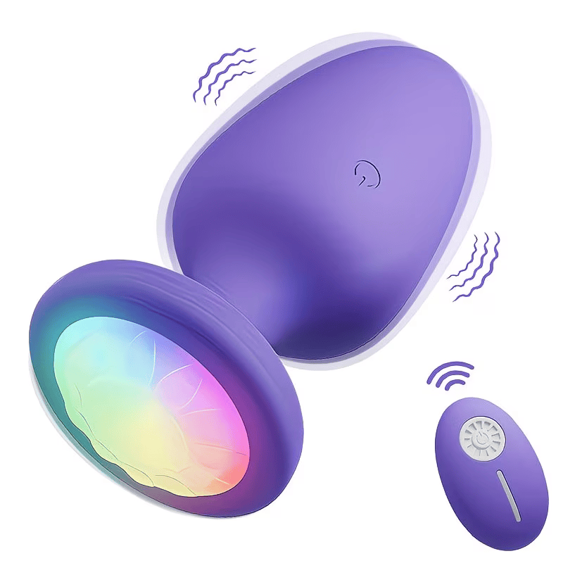 Lights Up Butt Plug Purple