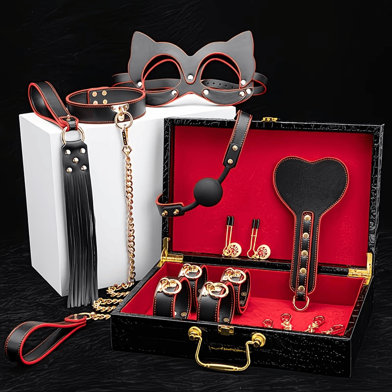 9 Piece Set with case genuine leather - Kit