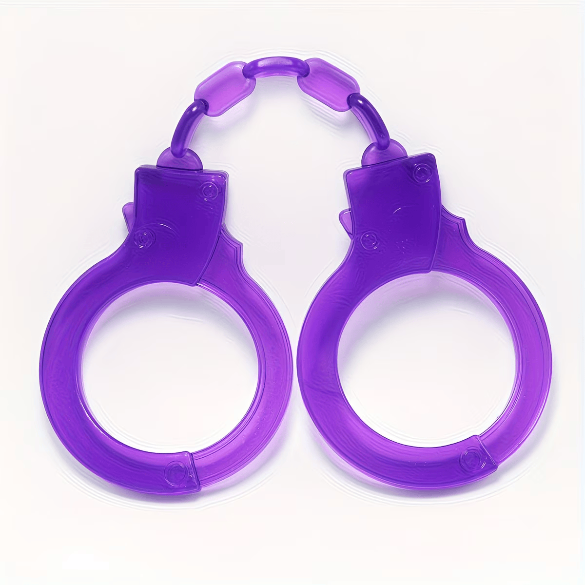 Premium Purple Transparent Handcuffs