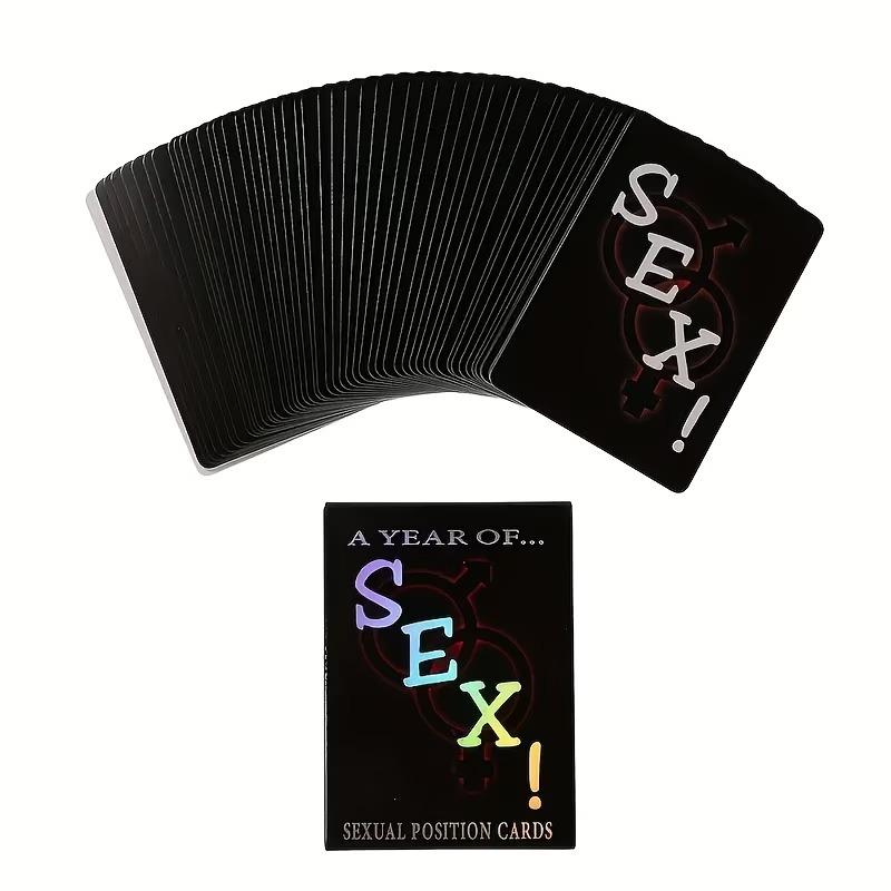 A Year of SEX! Position Cards – 50+ Steamy Challenges