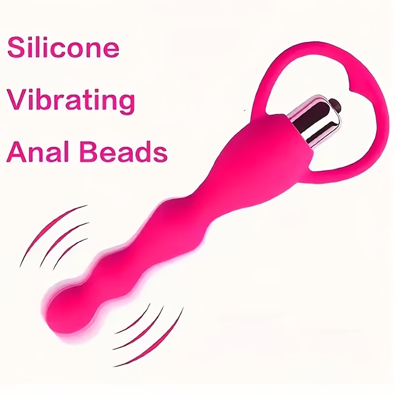Silicone Vibrating Anal Beads – Wave of Pleasure