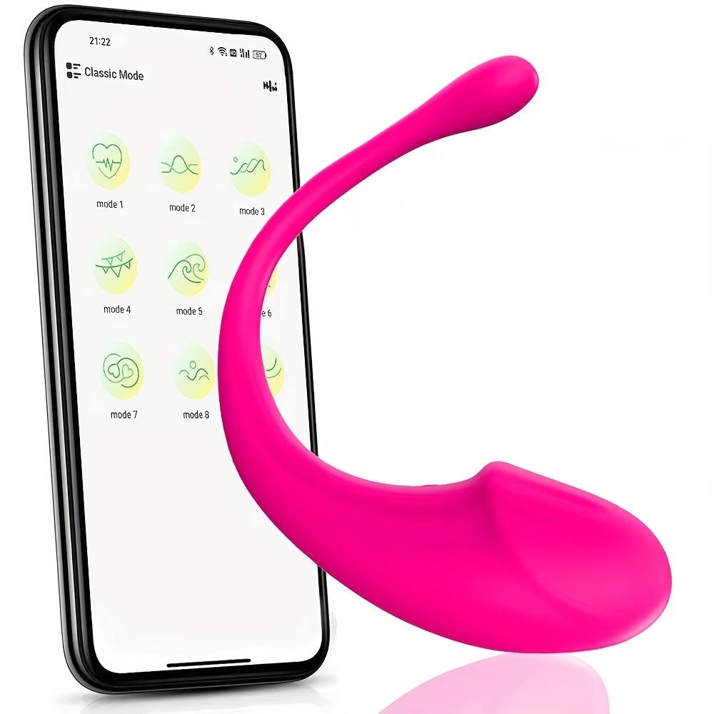 Long-Distance Bluetooth G-Spot Vibrator – Wearable App-Controlled Dildo