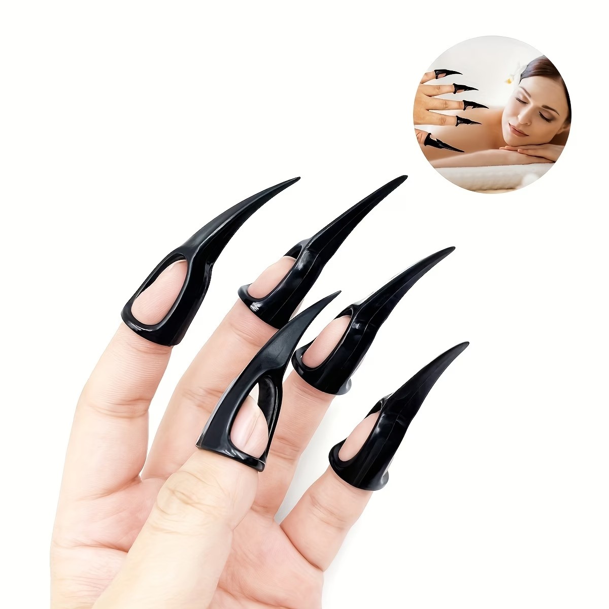 Eagle Claw Black Nail Massager – Sensual Finger Teaser