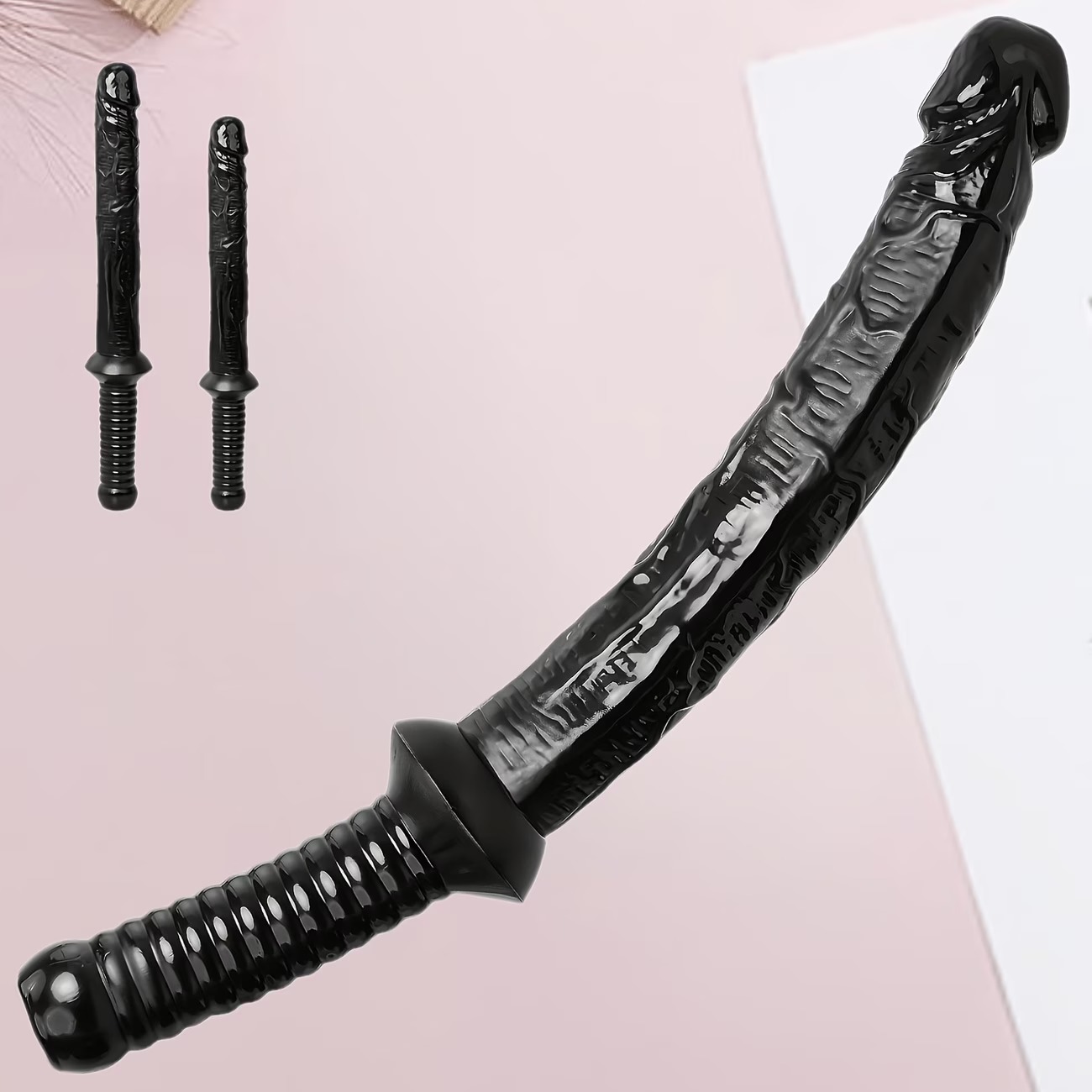Black Samurai Sword Dildo – Fantasy G-Spot & Anal Pleasure Toy