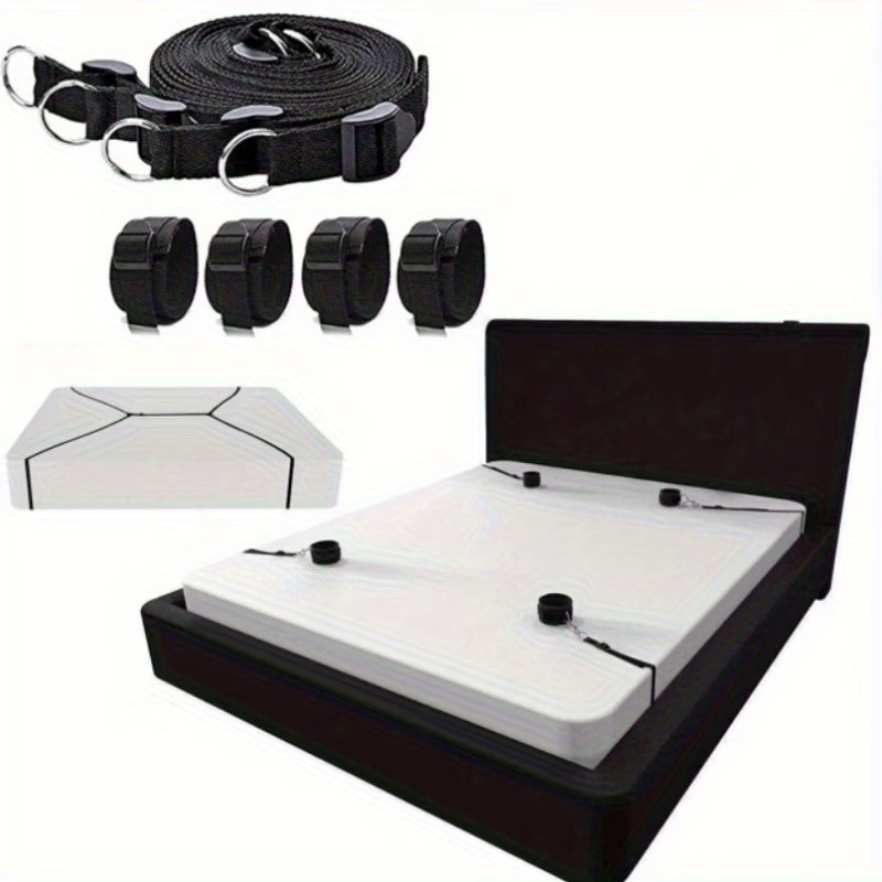 Under-Bed Bondage Restraint Kit – Full Bed Strap System