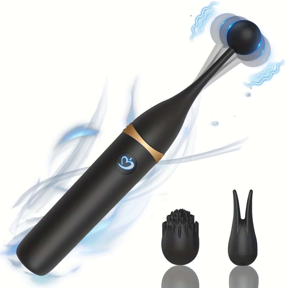 Multi-Head Vibrating Wand Massager with Interchangeable Attachments