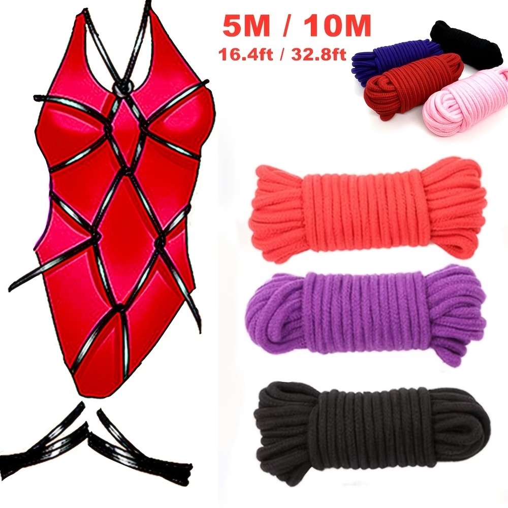 Soft Bondage Rope – 5M or 10M Shibari Cotton Rope
